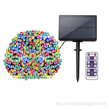 Cadena LED solar al aire libre